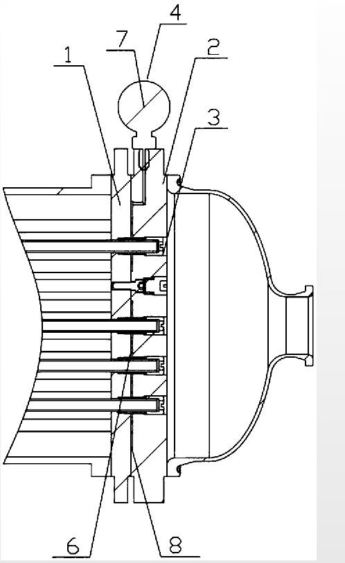碳化硅換熱器快速檢漏的密封裝置發明 碳化硅換熱器快速檢漏的密封裝置發明